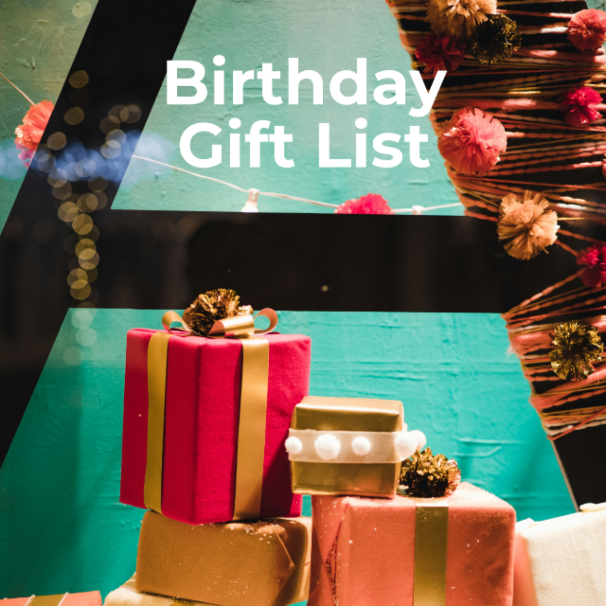 Birthday Gift List Template