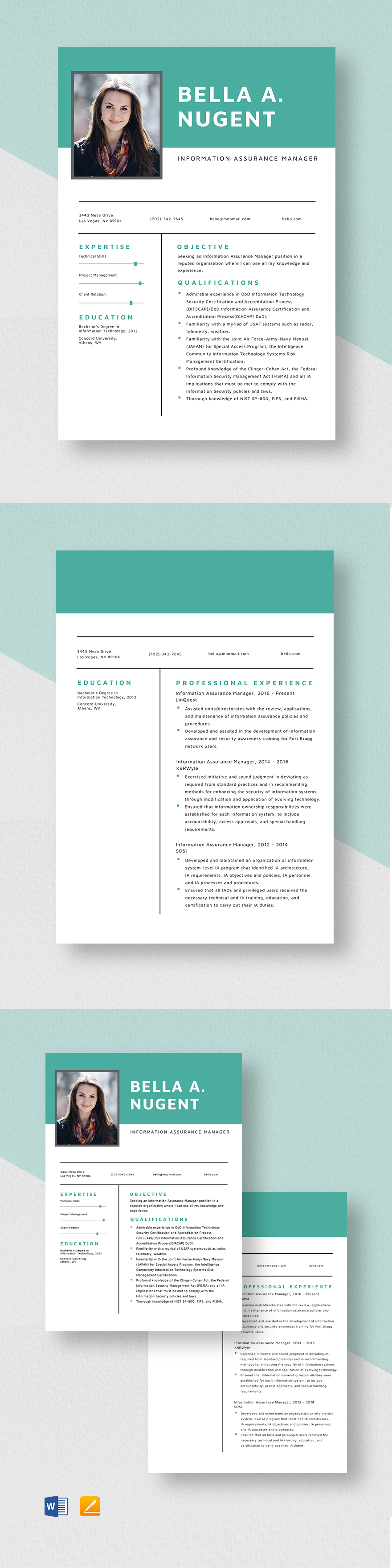 Medical Information Specialist Resume Template Word Apple Pages Medical information specialist resume template word apple pages