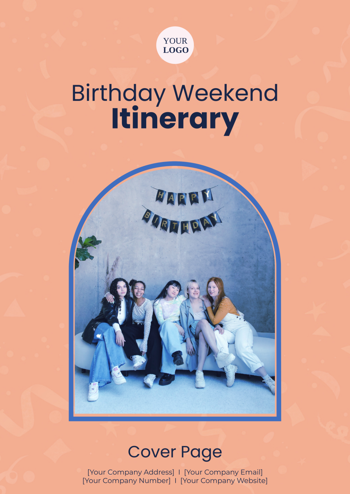 Birthday Weekend Itinerary Cover Page