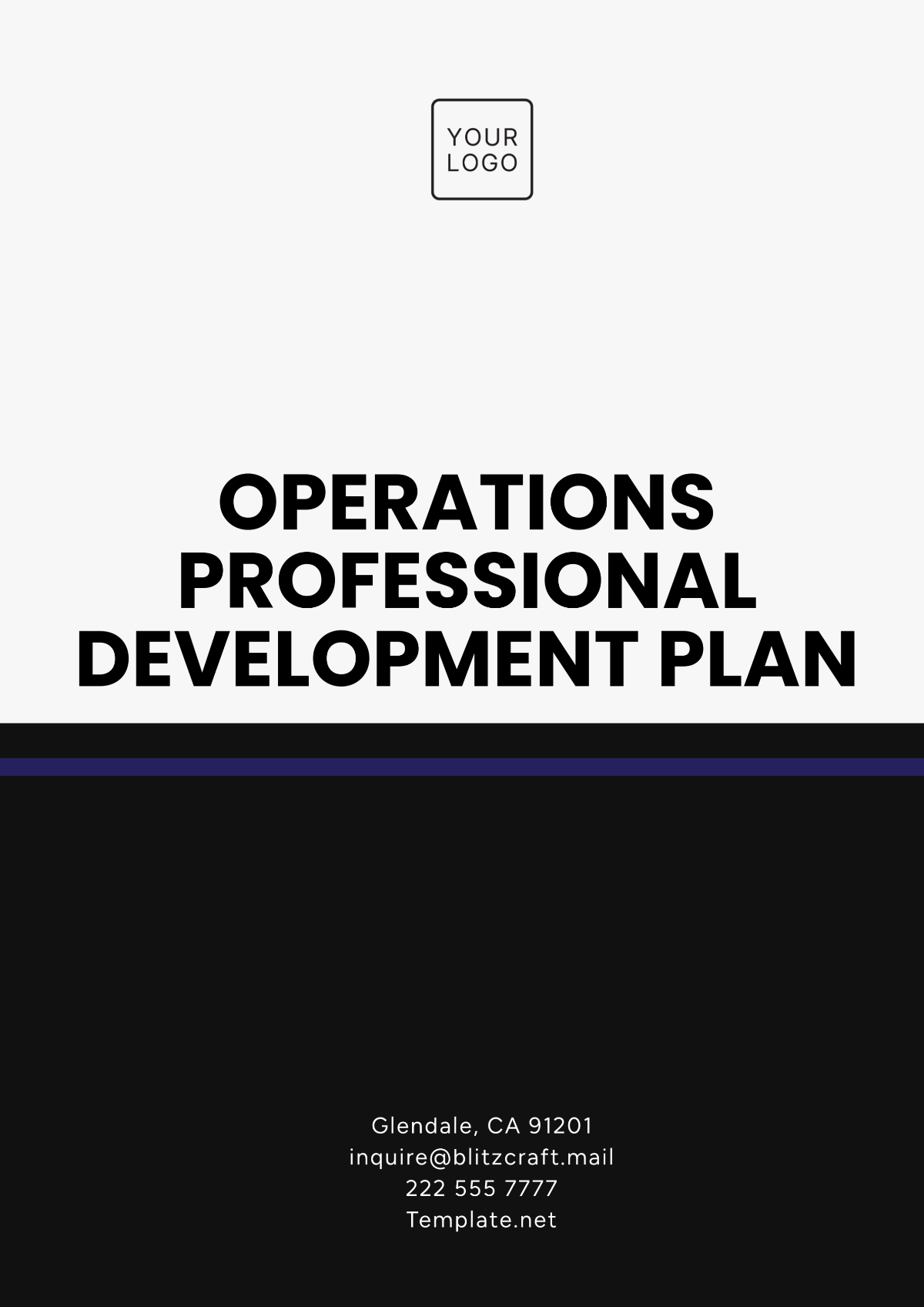 Operations Professional Development Plan Template - Edit Online & Download