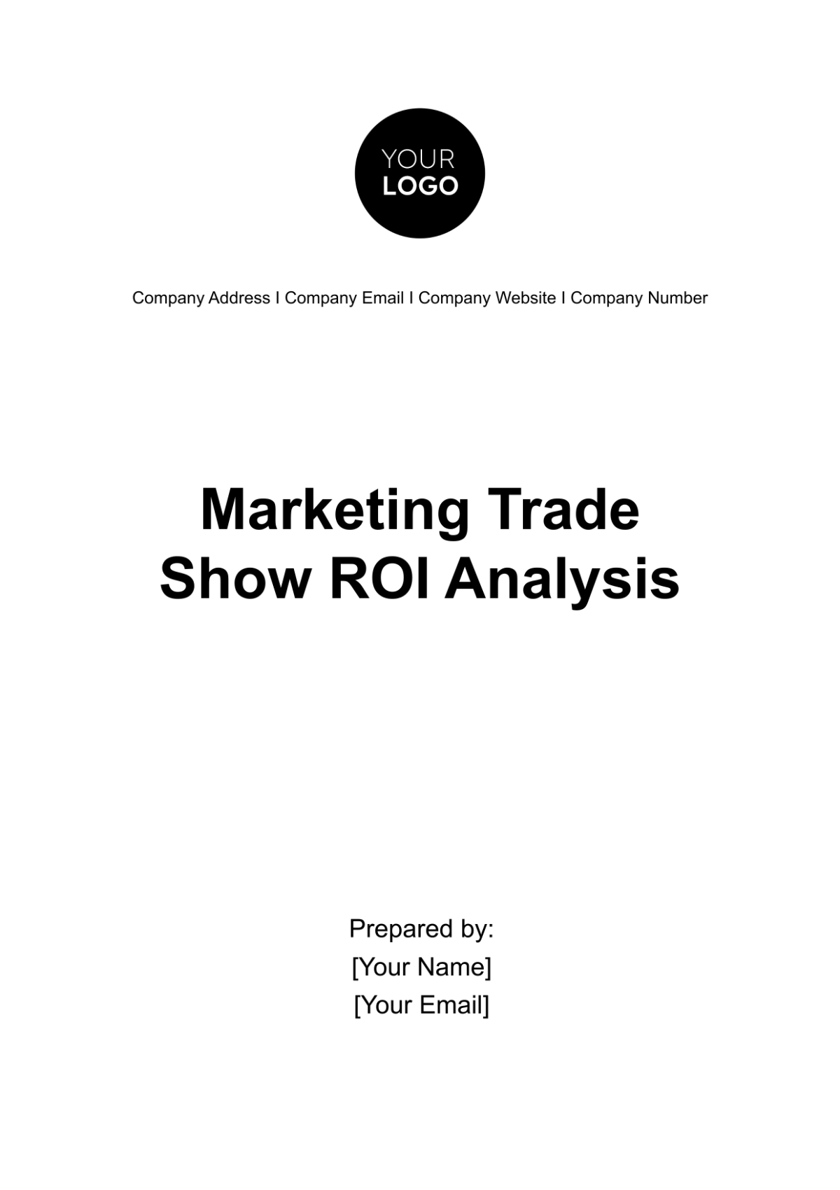 Marketing Trade Show ROI Analysis Template