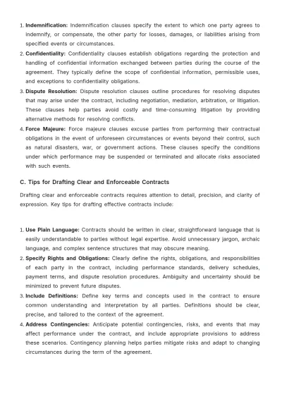 Free Legal Contract Negotiation Manual Template to Edit Online