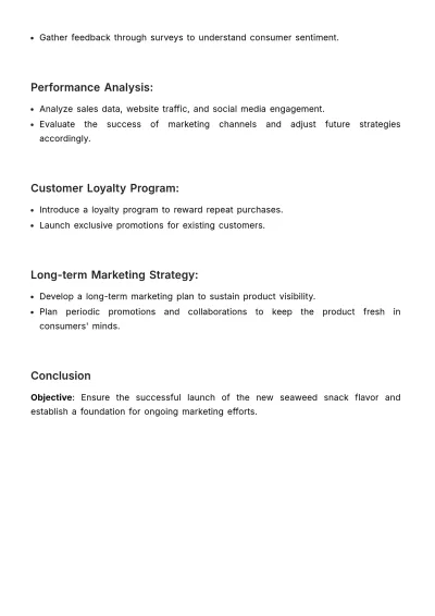 Free Product Marketing Schedule Template to Edit Online