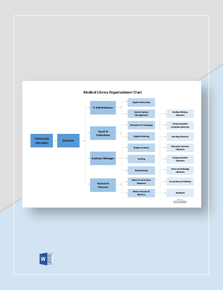 Organizational Chart Of Medical Technology