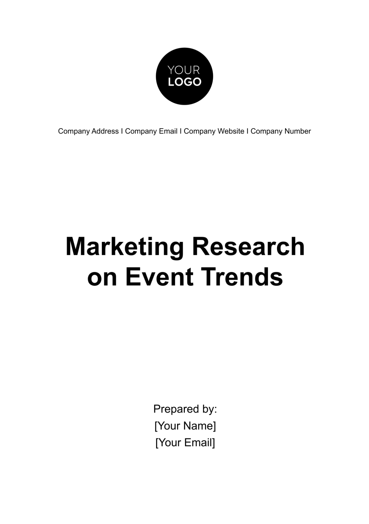 Marketing Research on Event Trends Template - Edit Online & Download