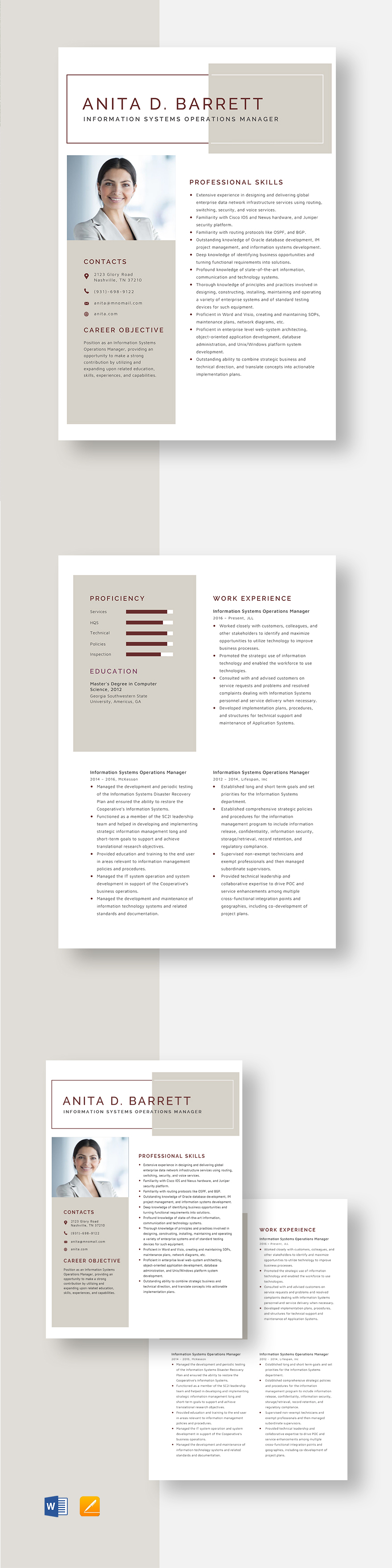 health-information-manager-resume-template-word-apple-pages