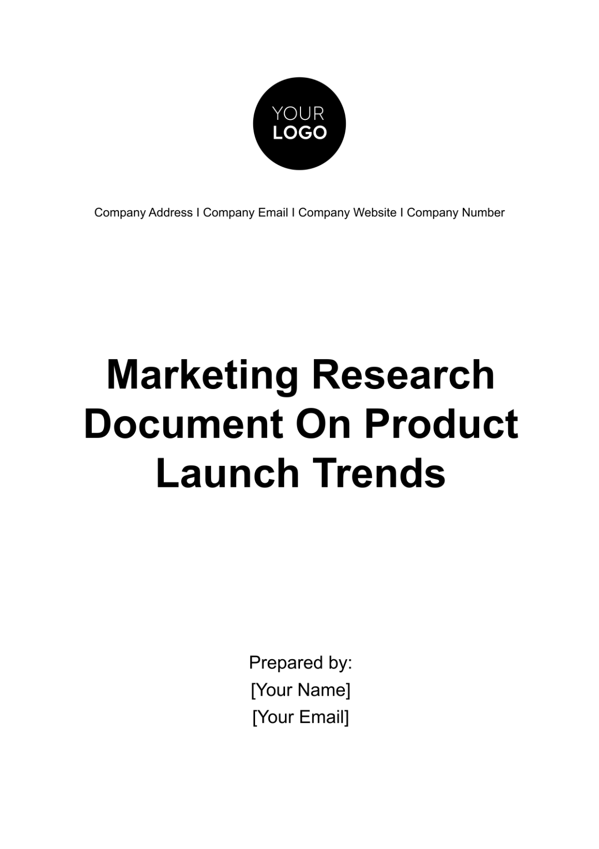 Marketing Research Document on Product Launch Trends Template - Edit Online & Download