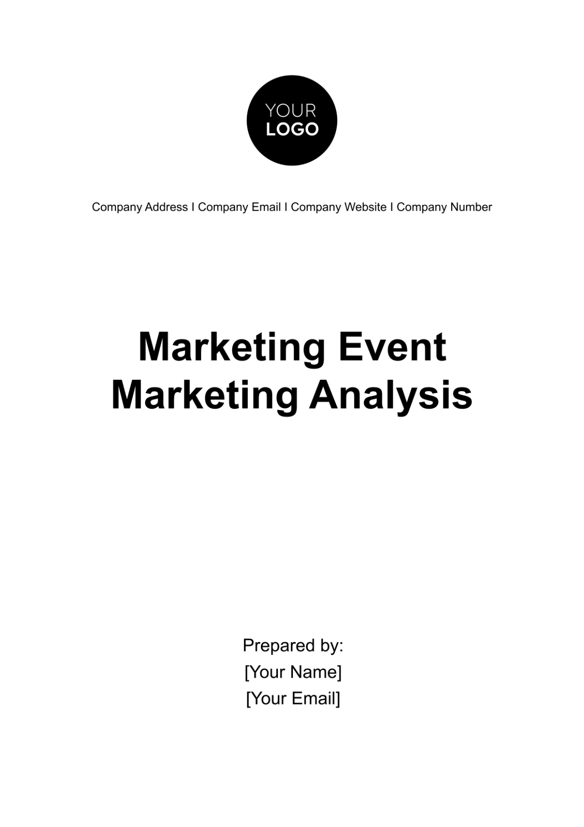 Free Marketing Event Marketing Analysis Template