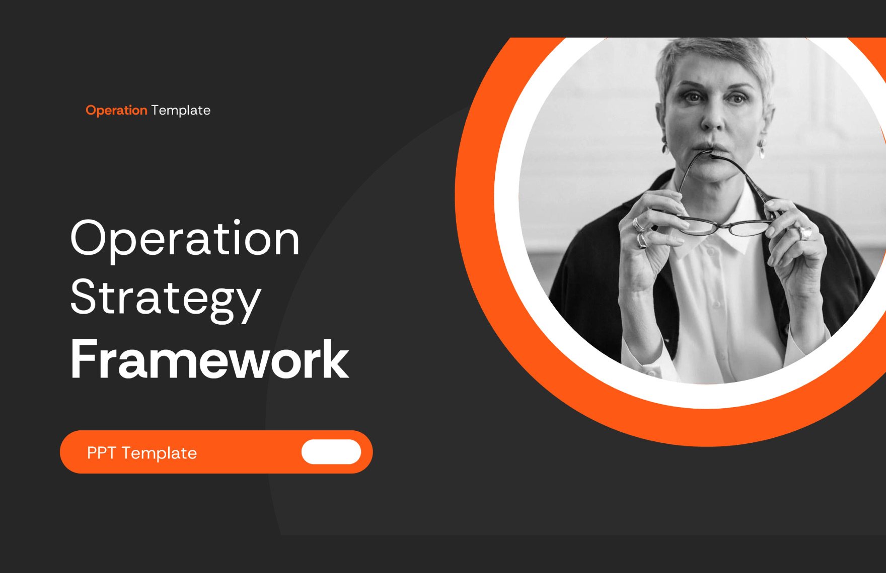 Operation Strategy Framework PPT Template