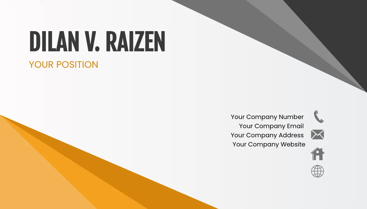 Free Operations Support Specialist Business Card Template to Edit Online