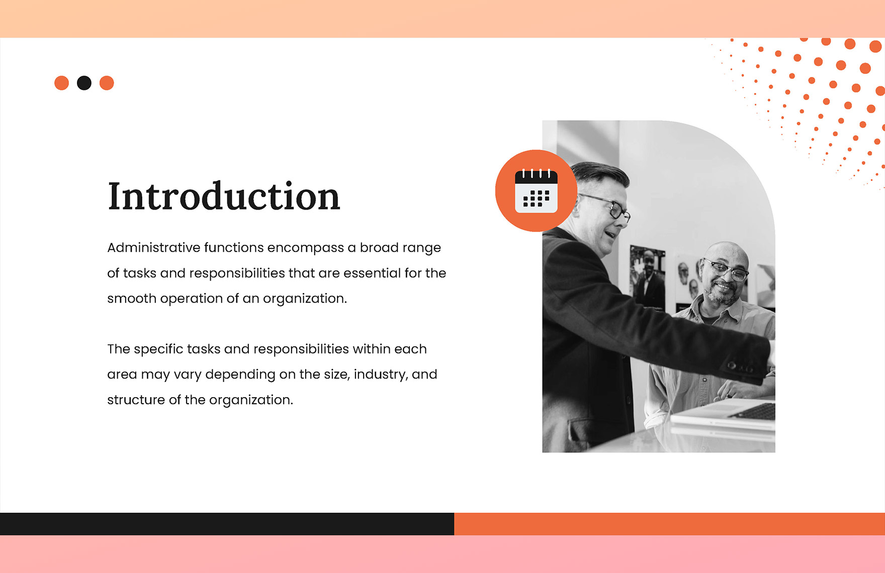 Administrative Function PPT Template
