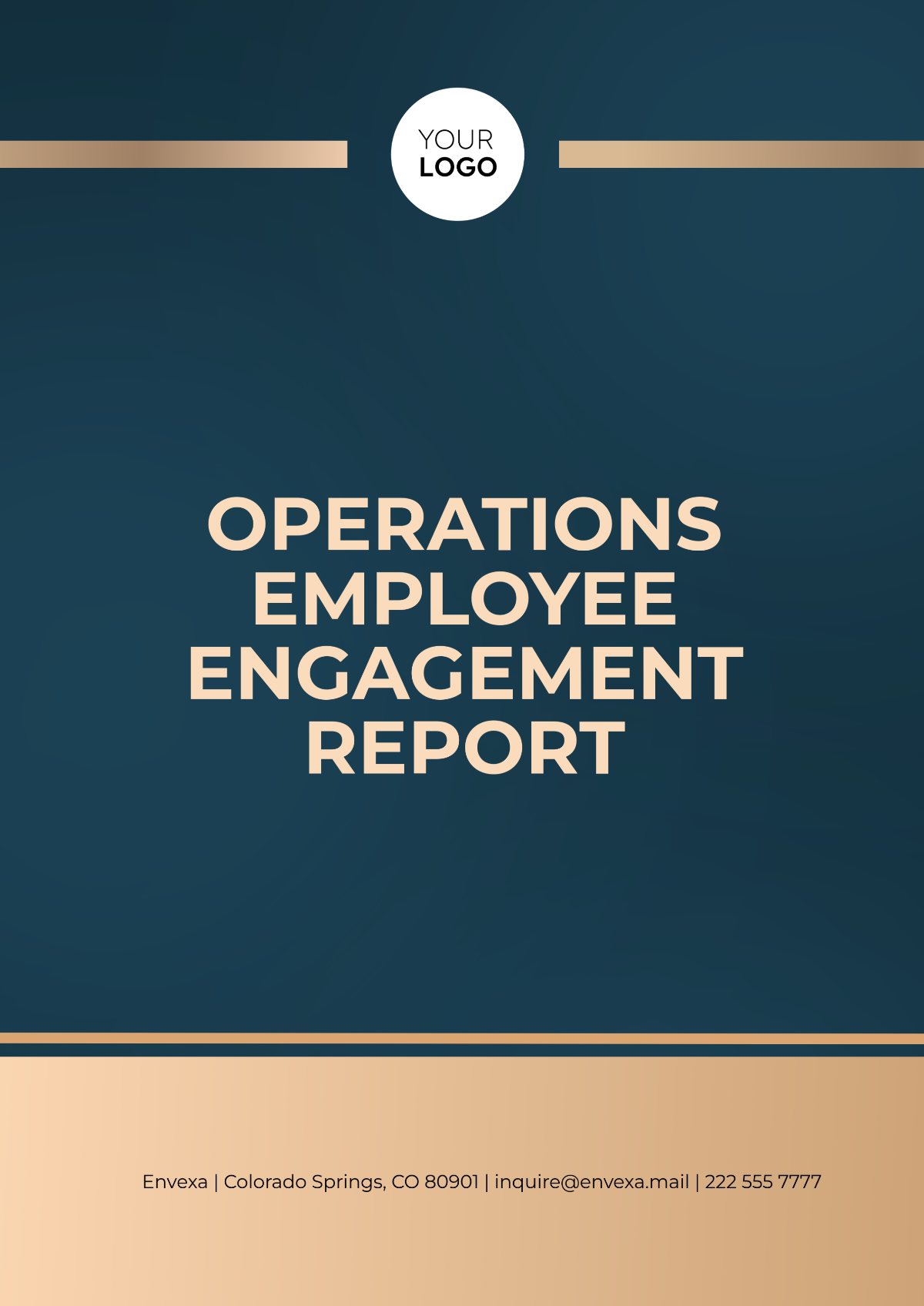 Operations Employee Engagement Report Template - Edit Online & Download