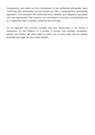 Free Marketing Event Sponsorship Proposal Template to Edit Online