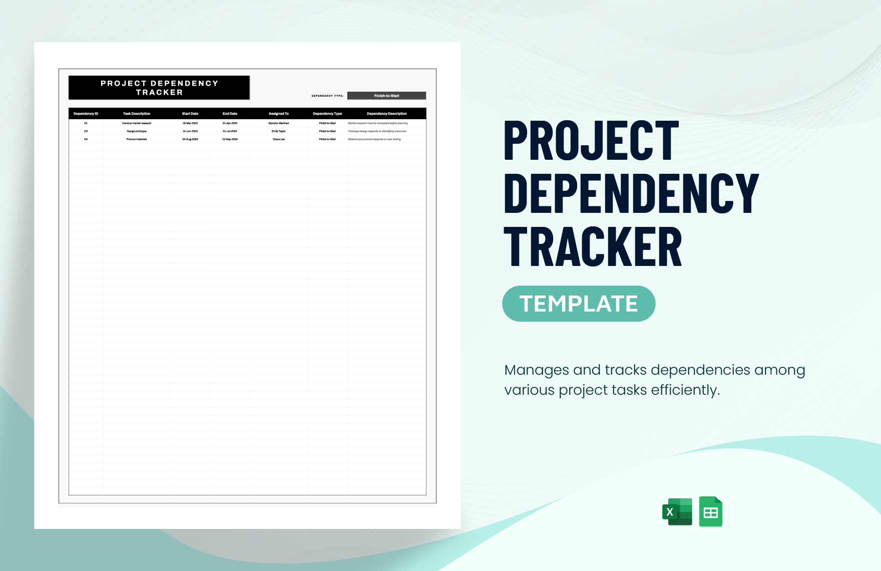 Project Dependency Tracker Template