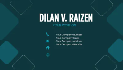 Free Operations Consultant Business Card Template to Edit Online