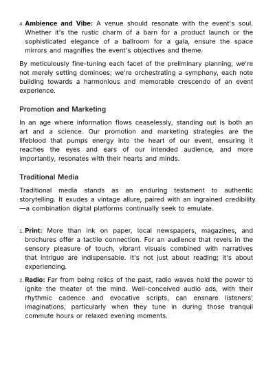 Free Marketing Event Management Handbook Template to Edit Online