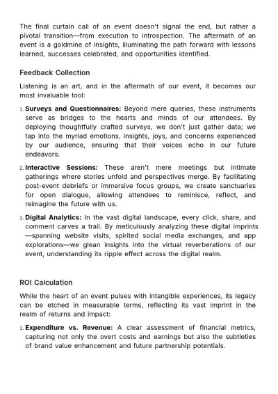 Free Marketing Event Management Handbook Template to Edit Online