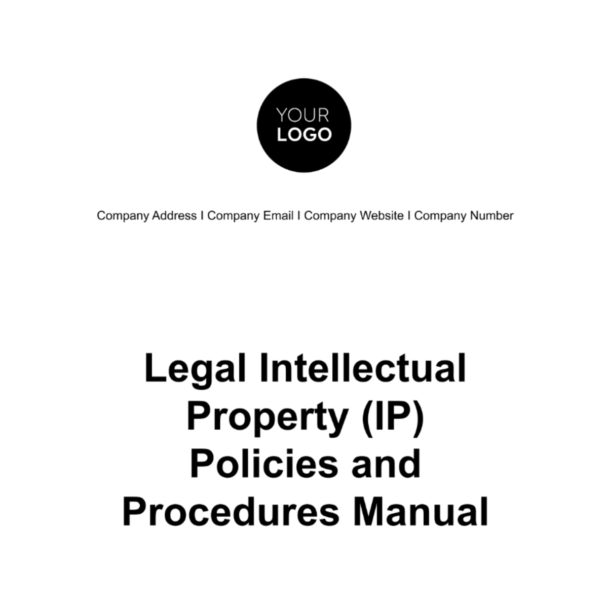Free Legal Intellectual Property Policies and Procedures Manual Template