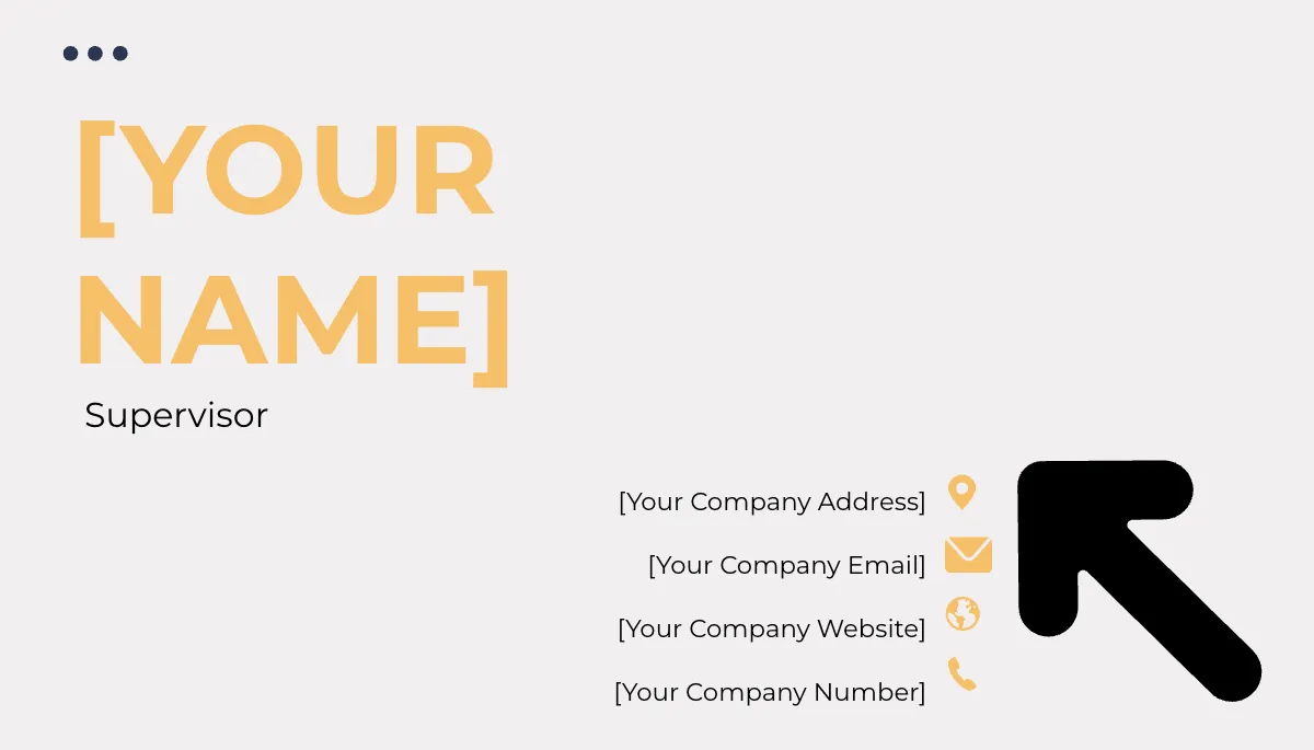 Free Facilities Supervisor Business Card Template to Edit Online