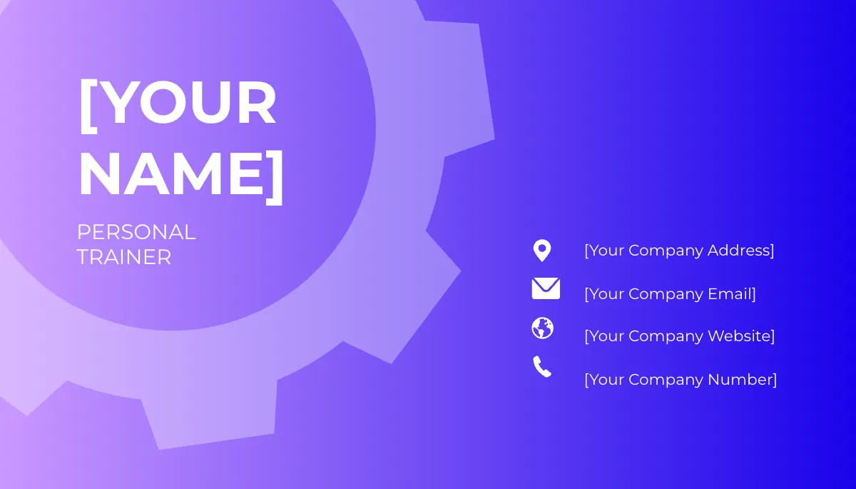 Free Procurement Officer Business Card Template to Edit Online