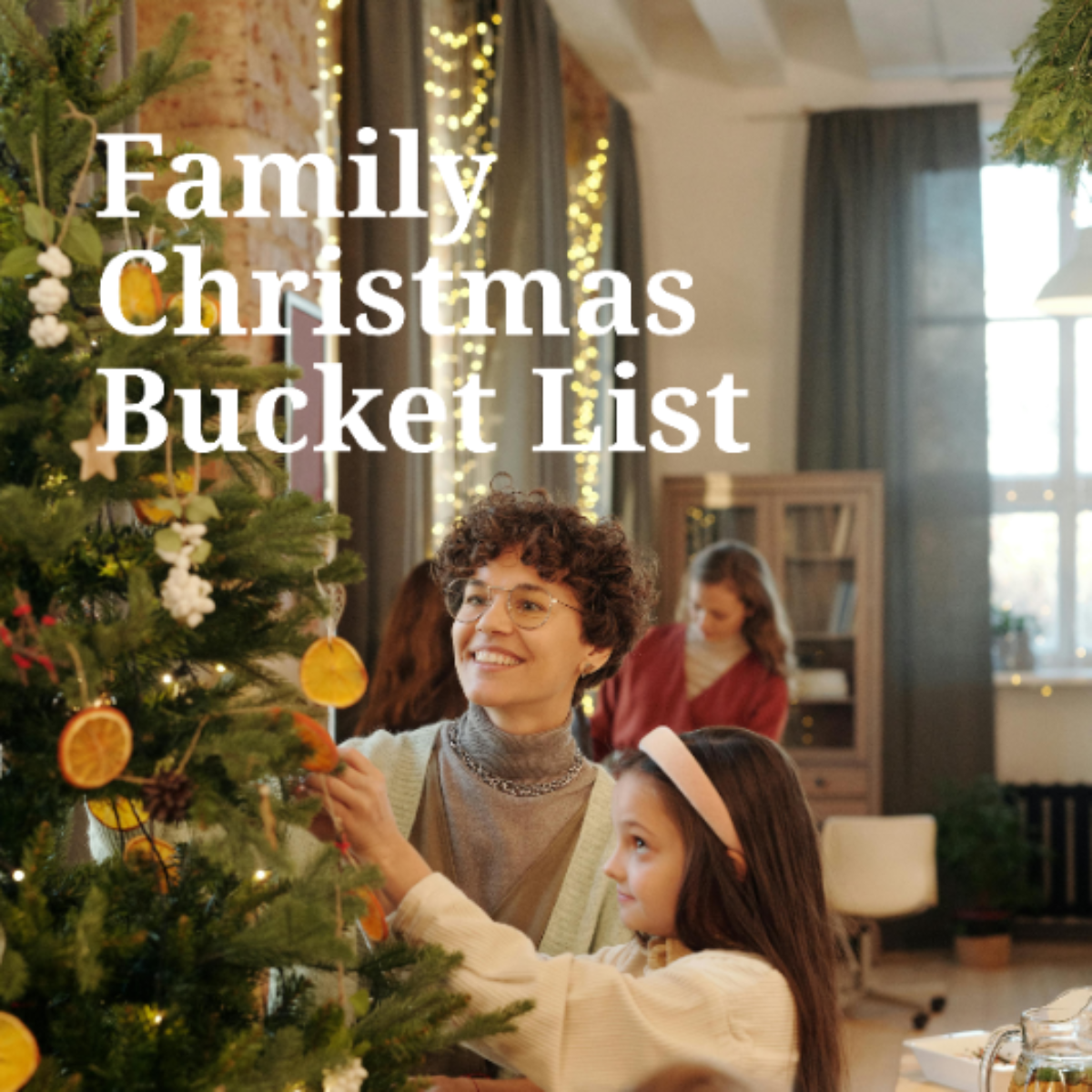 Family Christmas Bucket List Template