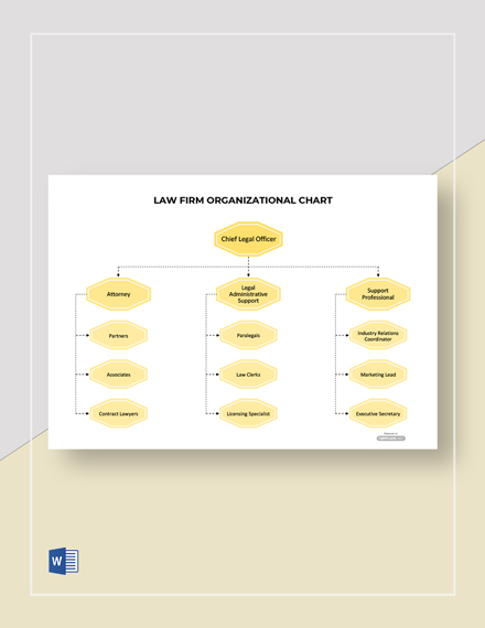 Law Firm Organizational Chart