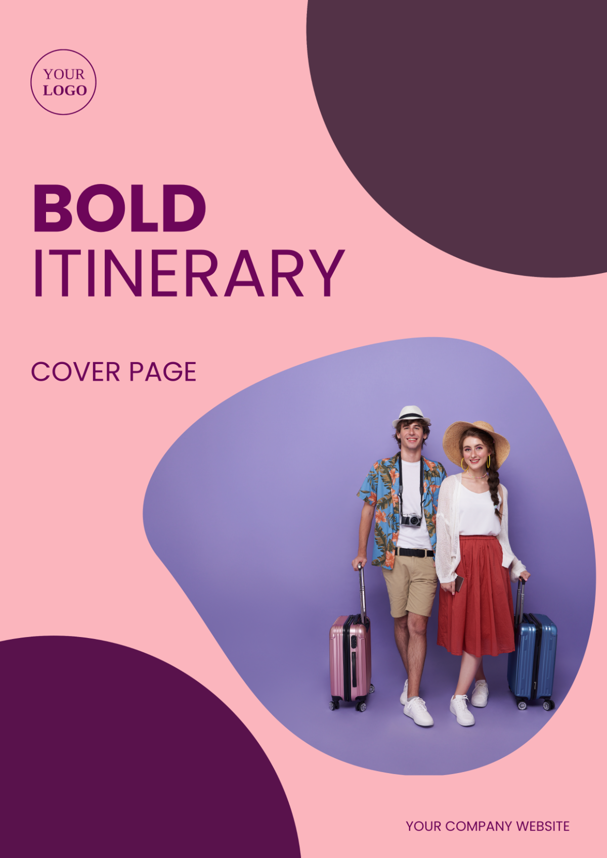 Bold Itinerary Cover Page