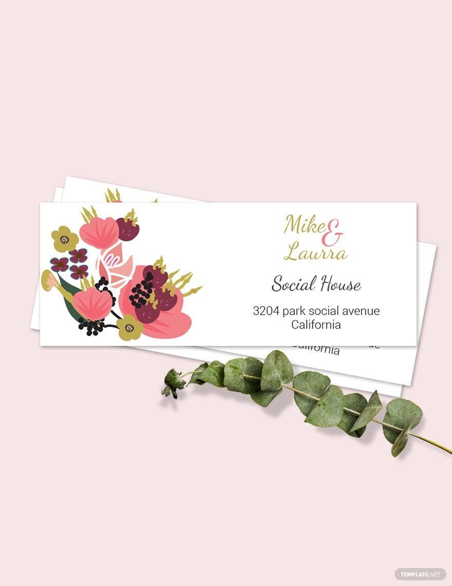 pink-floral-wedding-address-labels-card