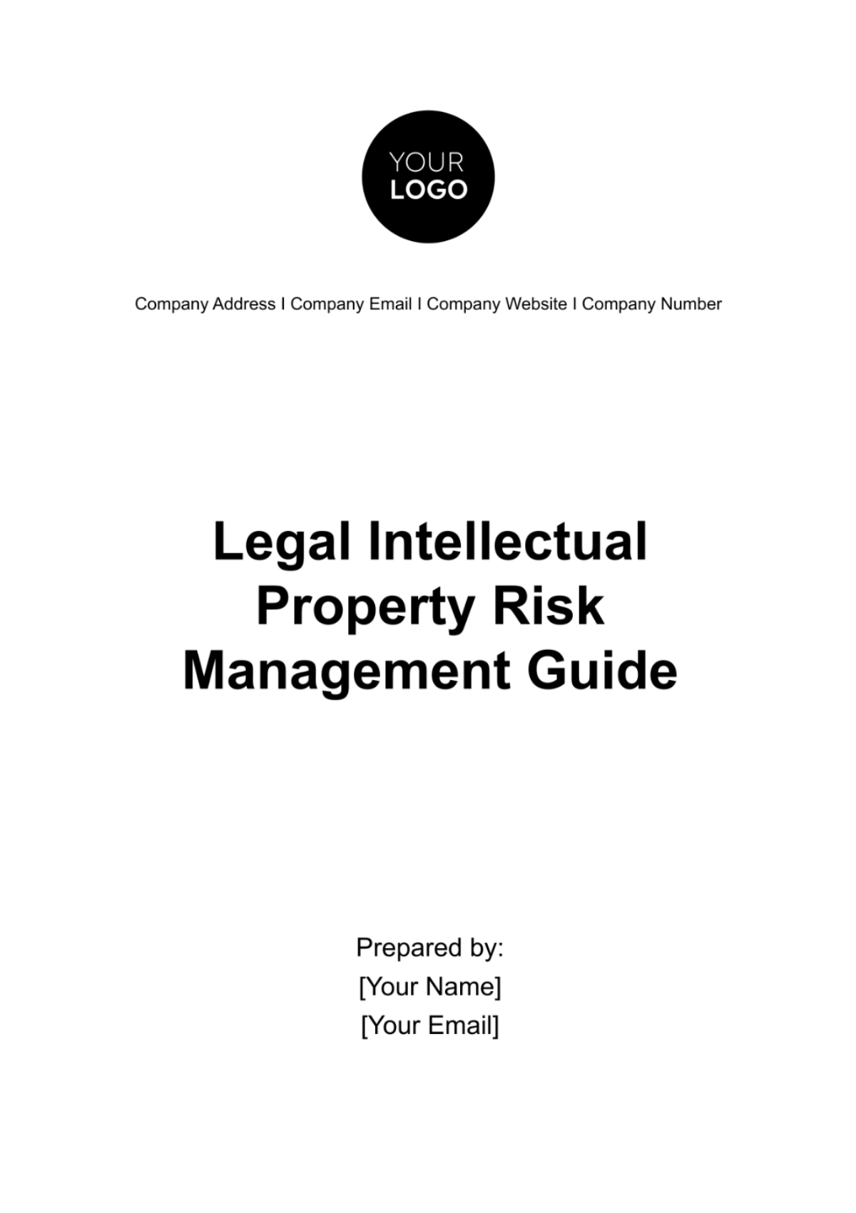 Legal Intellectual Property Risk Management Guide Template