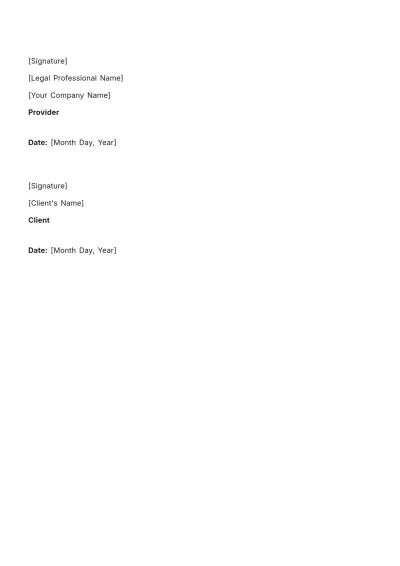 Free Legal Case Services Contract Template to Edit Online