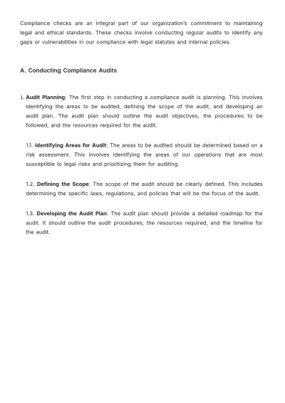 Free Legal Corporate Standard Operating Procedure (SOP) Template to Edit Online