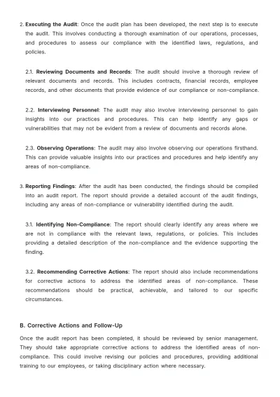 Free Legal Corporate Standard Operating Procedure (SOP) Template to Edit Online