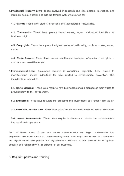Free Legal Corporate Standard Operating Procedure (SOP) Template to Edit Online