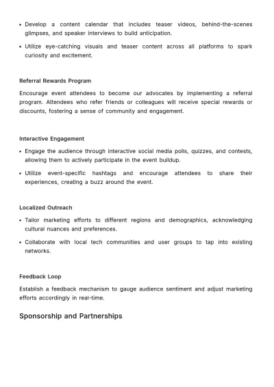 Free Marketing Event Logistics Plan Template to Edit Online