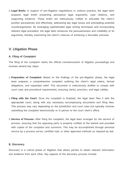Free Legal  Case Procedure Protocol Template to Edit Online