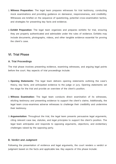 Free Legal  Case Procedure Protocol Template to Edit Online