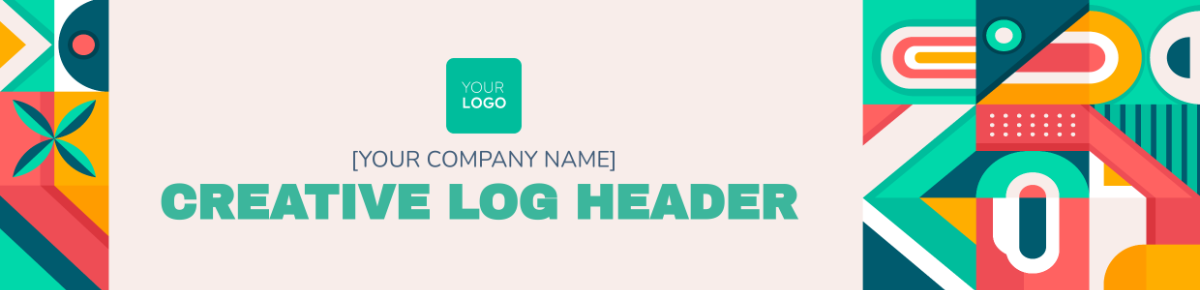 Creative Log Header