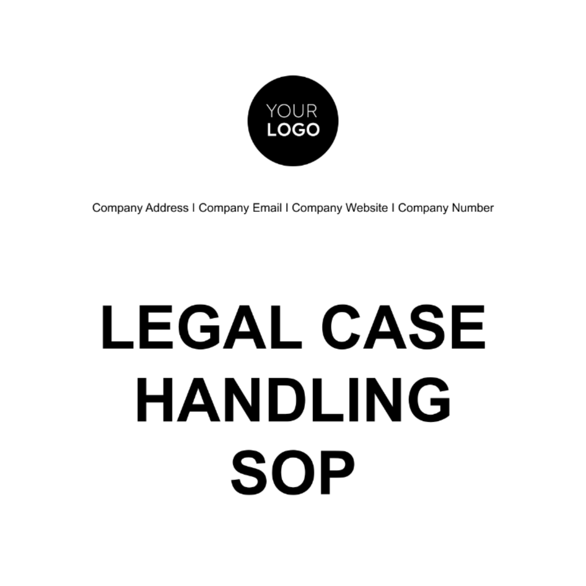 Legal Case Handling SOP Template - Edit Online & Download Example ...