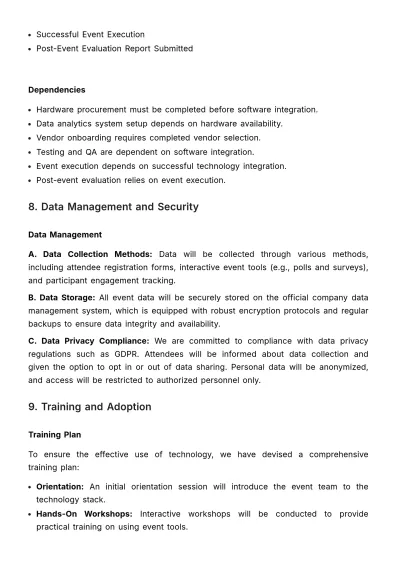 Free Marketing Event Technology Implementation Guide Template to Edit Online