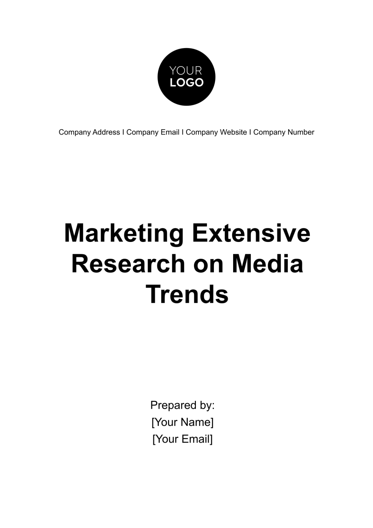 Marketing Extensive Research on Media Trends Template - Edit Online & Download