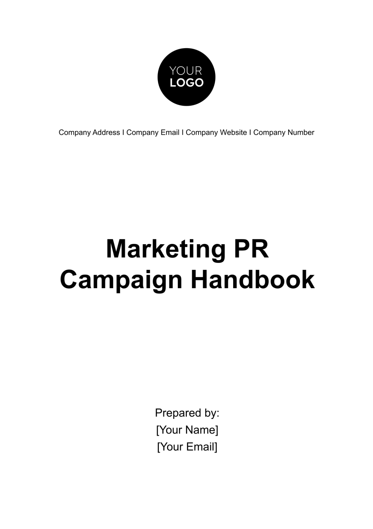 Creative Marketing PR Campaign Pamphlet Template - Edit Online & Download