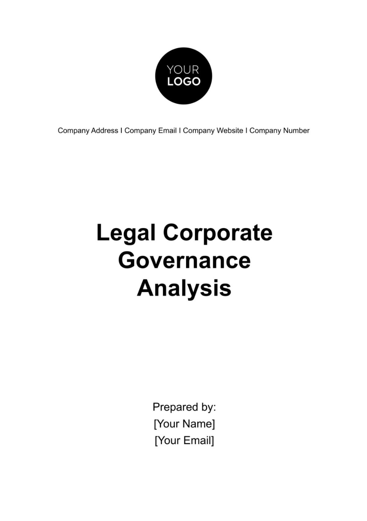 Legal Corporate Governance Analysis Template - Edit Online & Download