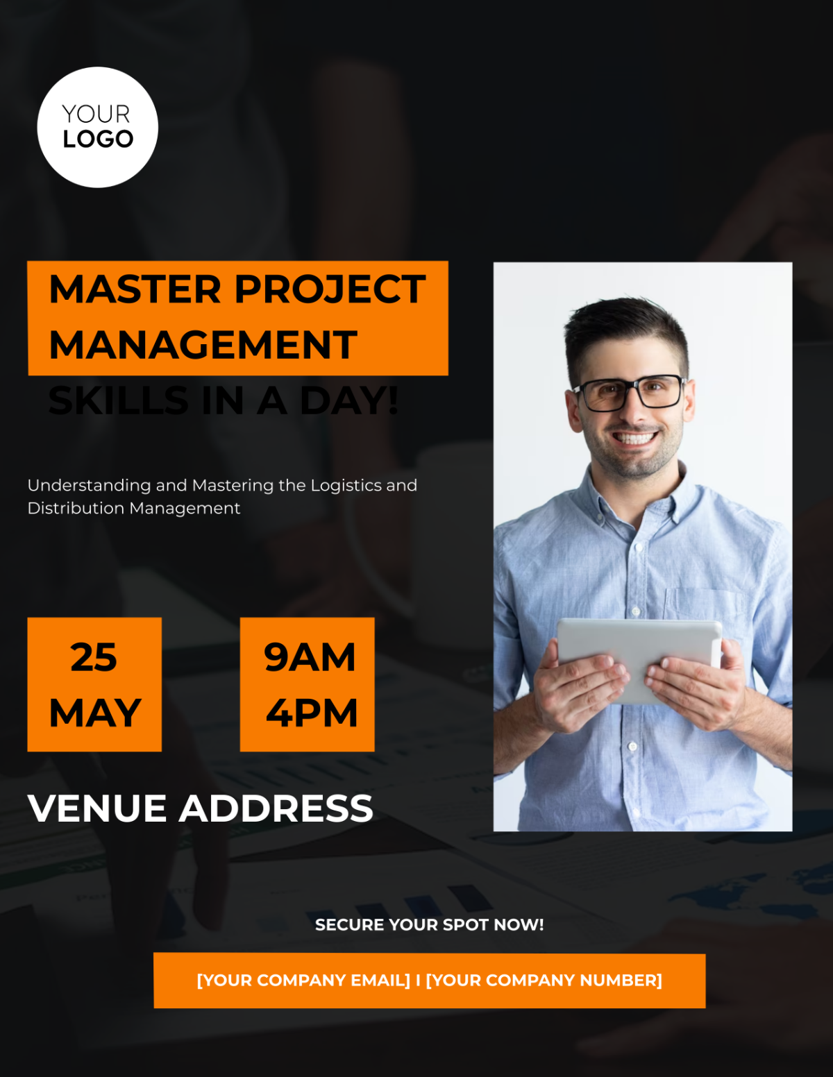 Project Management Bootcamp Flyer