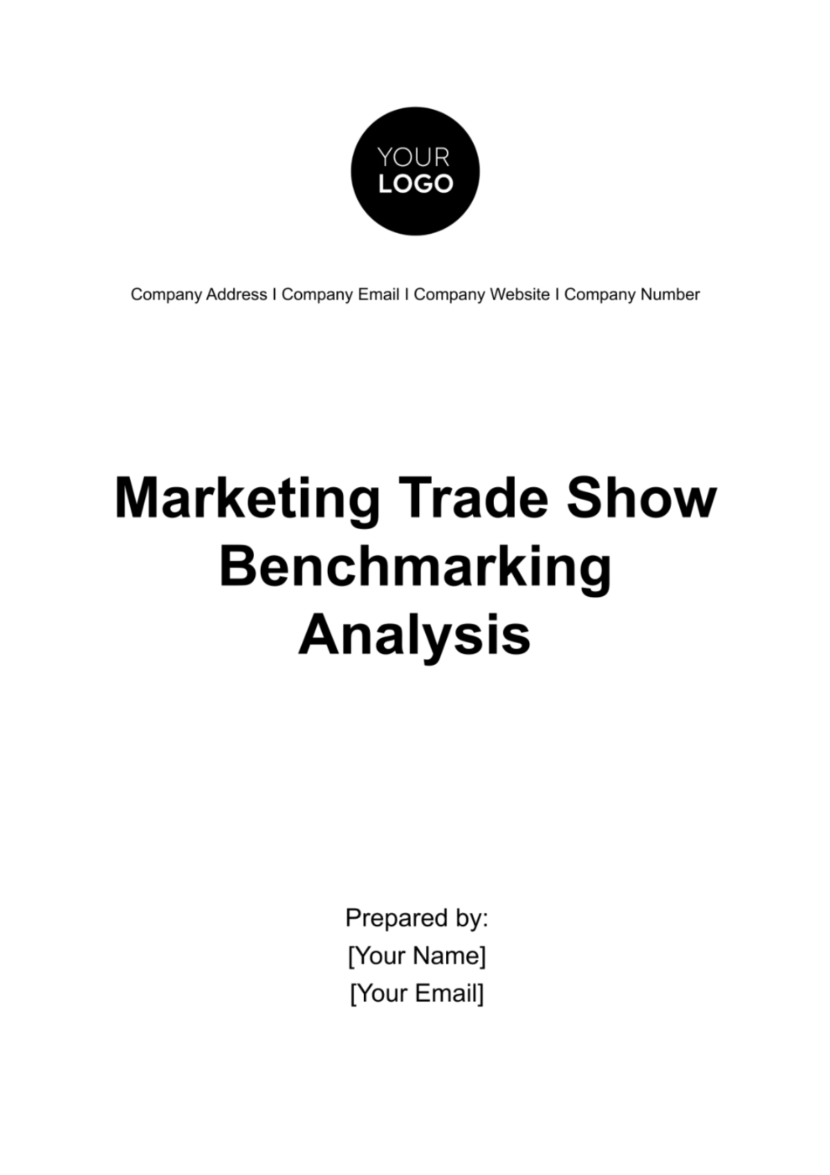 Marketing Trade Show Benchmarking Analysis Template