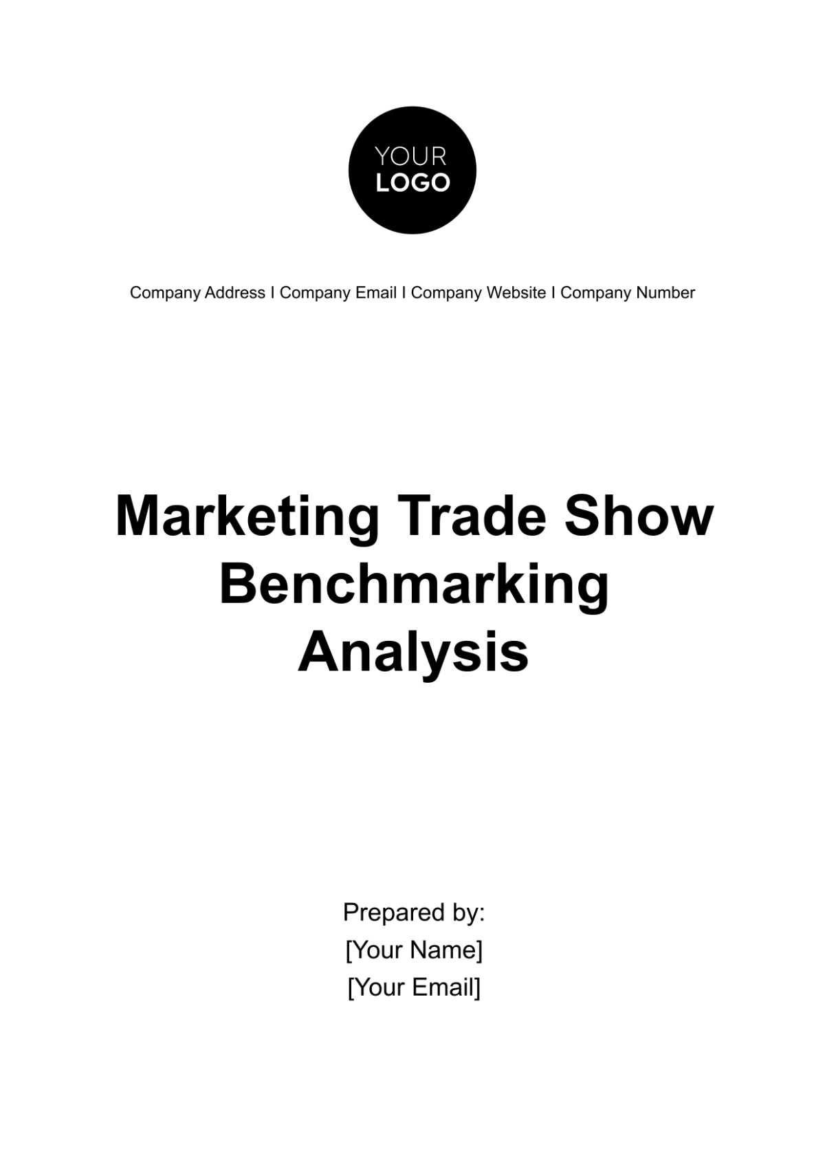 Marketing Trade Show Benchmarking Analysis Template - Edit Online & Download