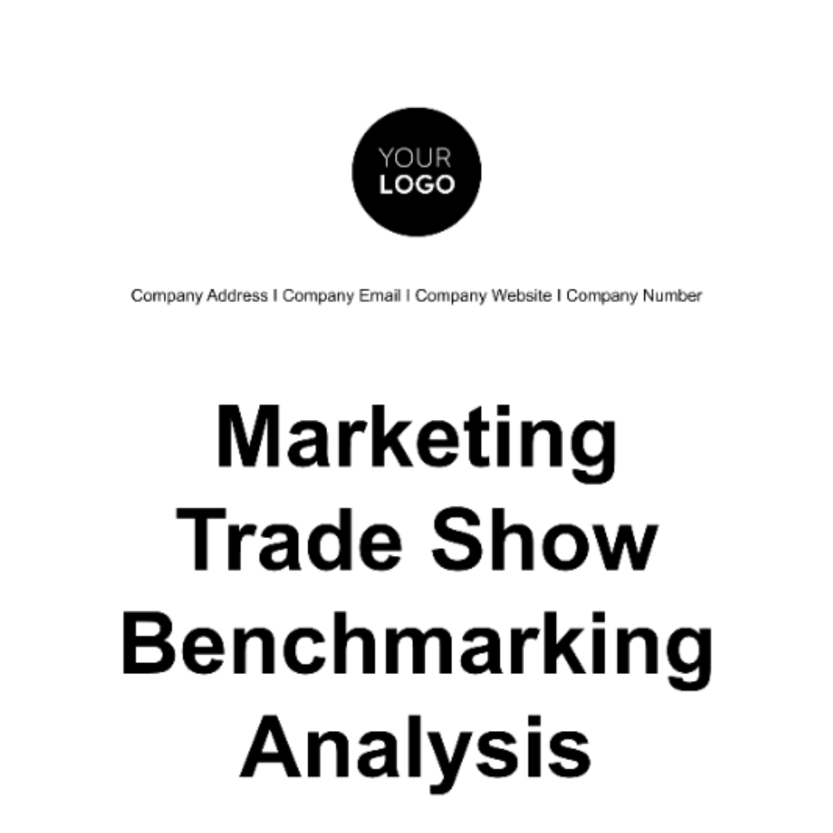 Marketing Trade Show Benchmarking Analysis Template