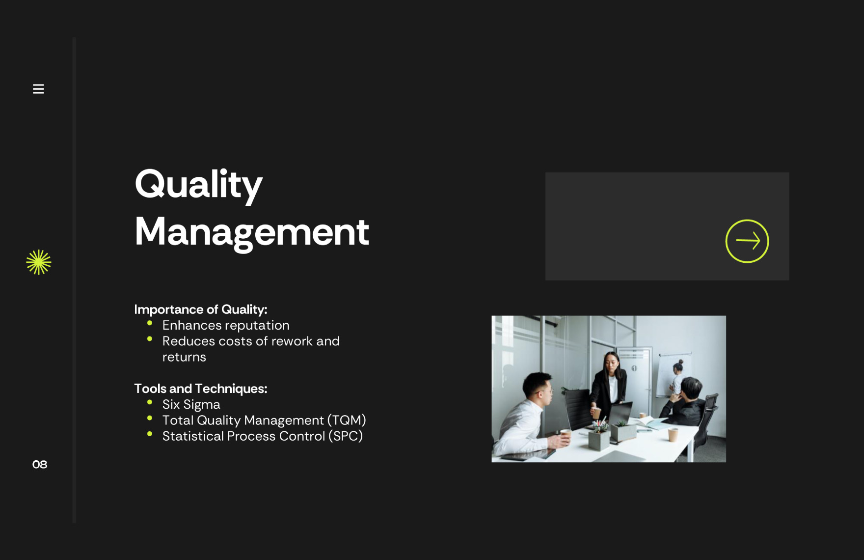 Production and Operations Management PPT Template