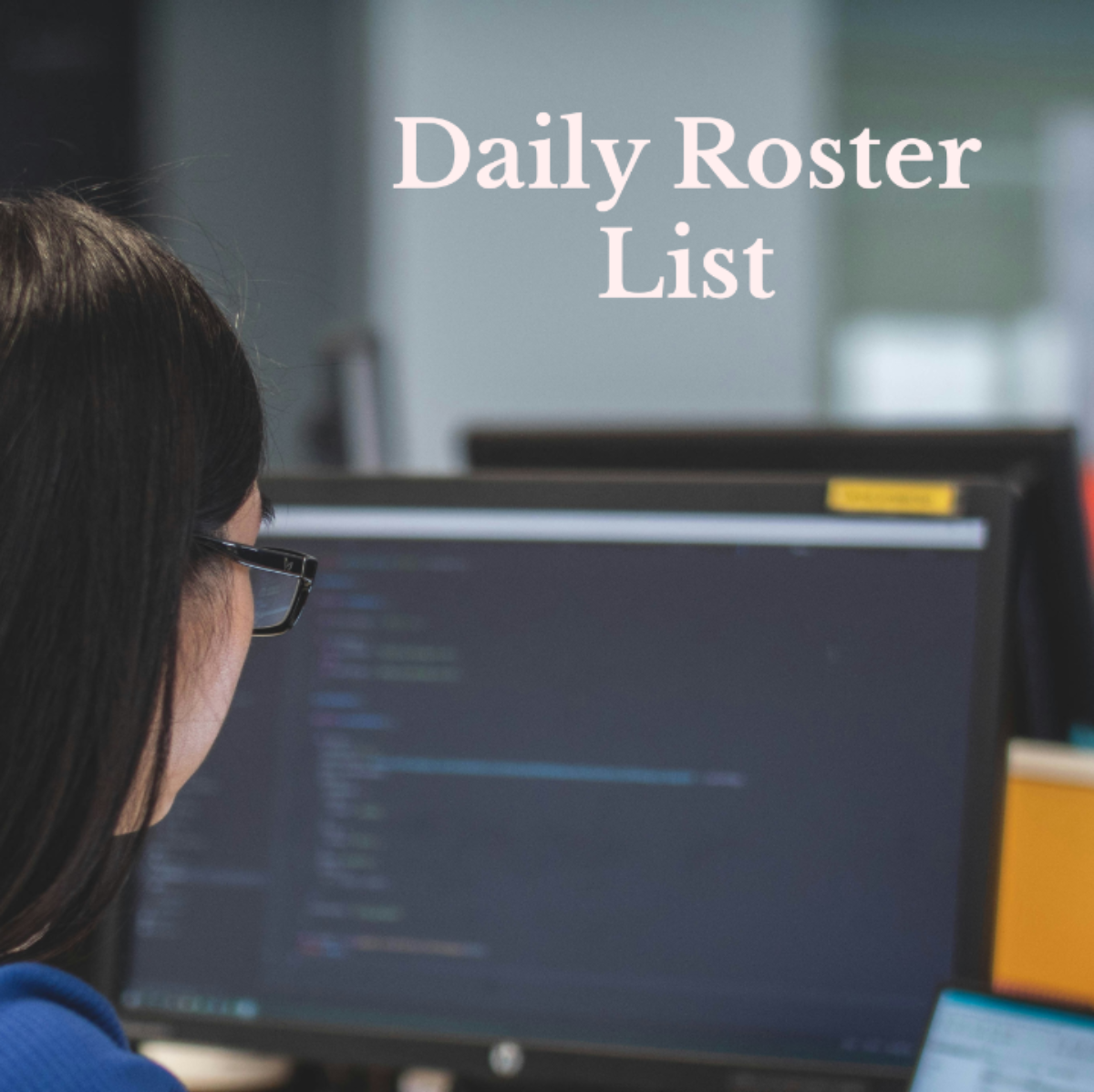 Daily Roster List Template