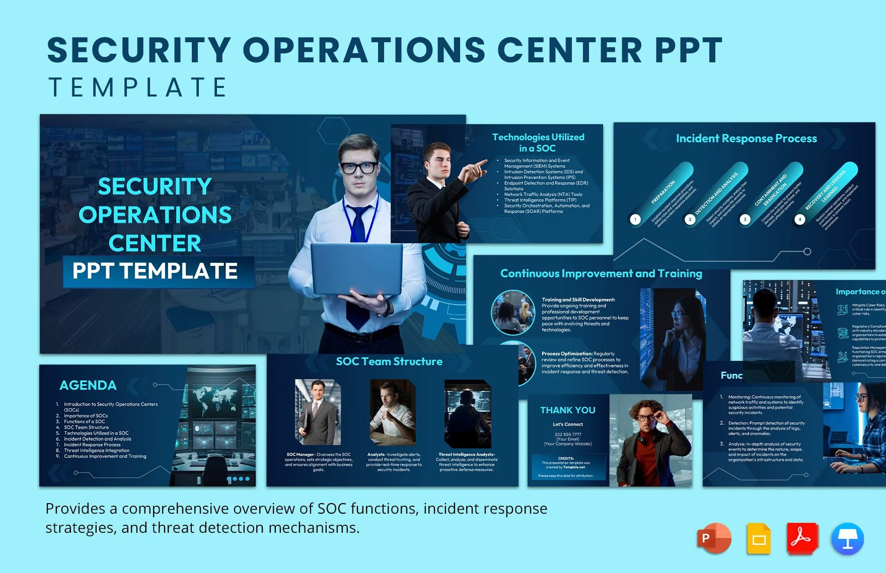 Security Operations Center PPT Template