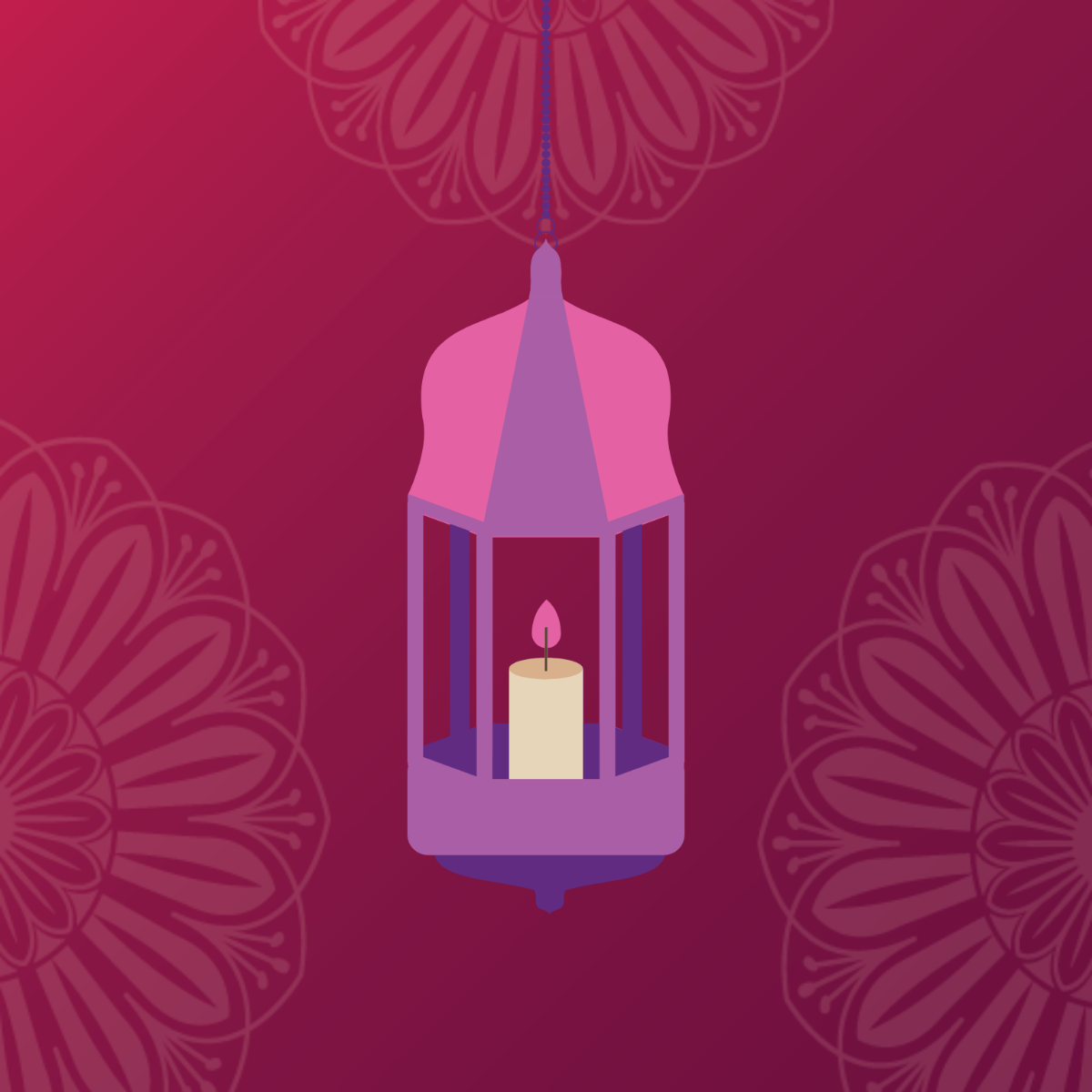 Ramadan Kareem Lantern Template